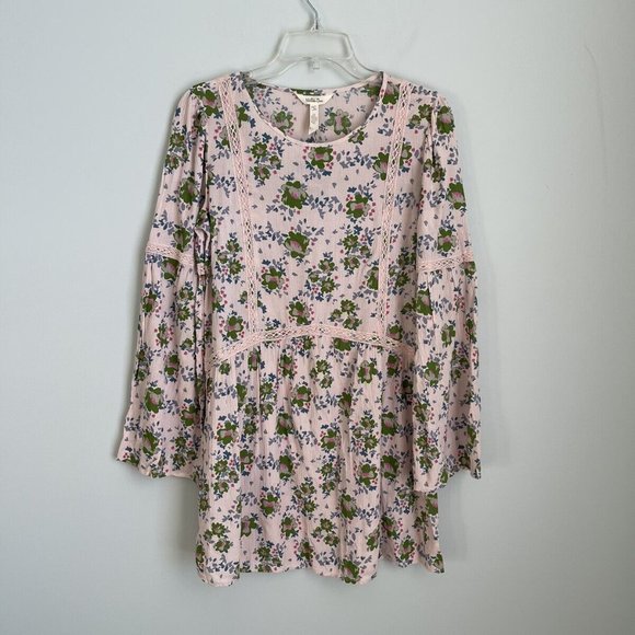 New Matilda Jane Pink Floral Like a Lady Tunic Top - Picture 1 of 7